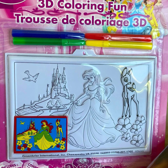 NWT Disney Coloring Fun and Fashion Doll combo - Picture 7 of 7